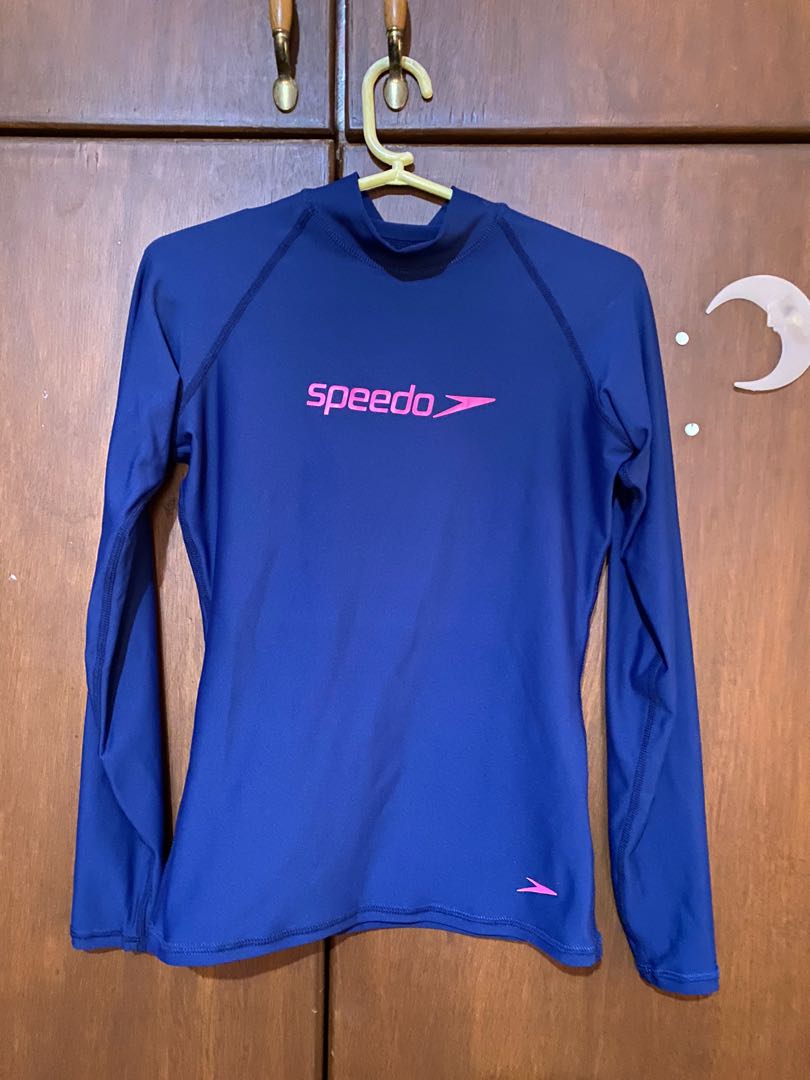 Speedo Rash guard, Women's Fashion, Swimwear, Rash guard on Carousell