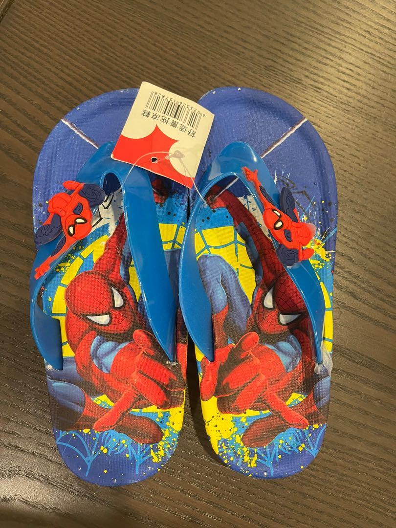 Childrens spiderman clearance slippers