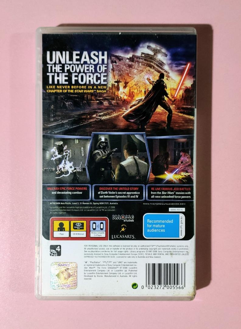 Star Wars The Force Unleashed [PSP Game] [R4 PAL /