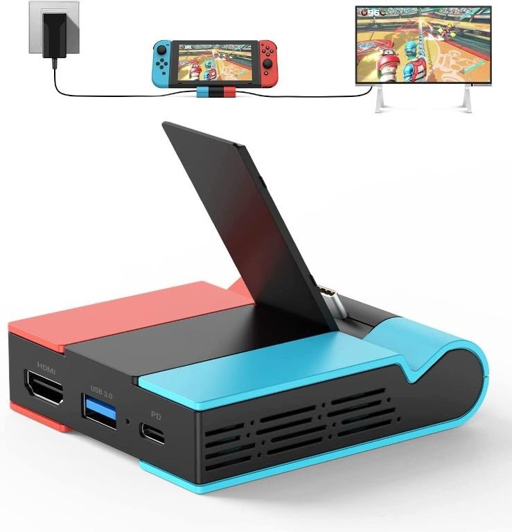 Switch TV Dock, Knofarm Portable TV Docking Station Replacement for