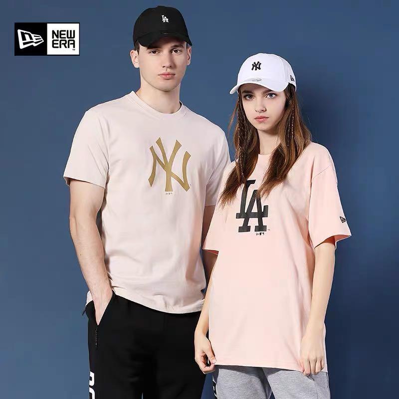 MLB Monogram T Shirt Pink, Women's Fashion, Tops, Shirts on Carousell