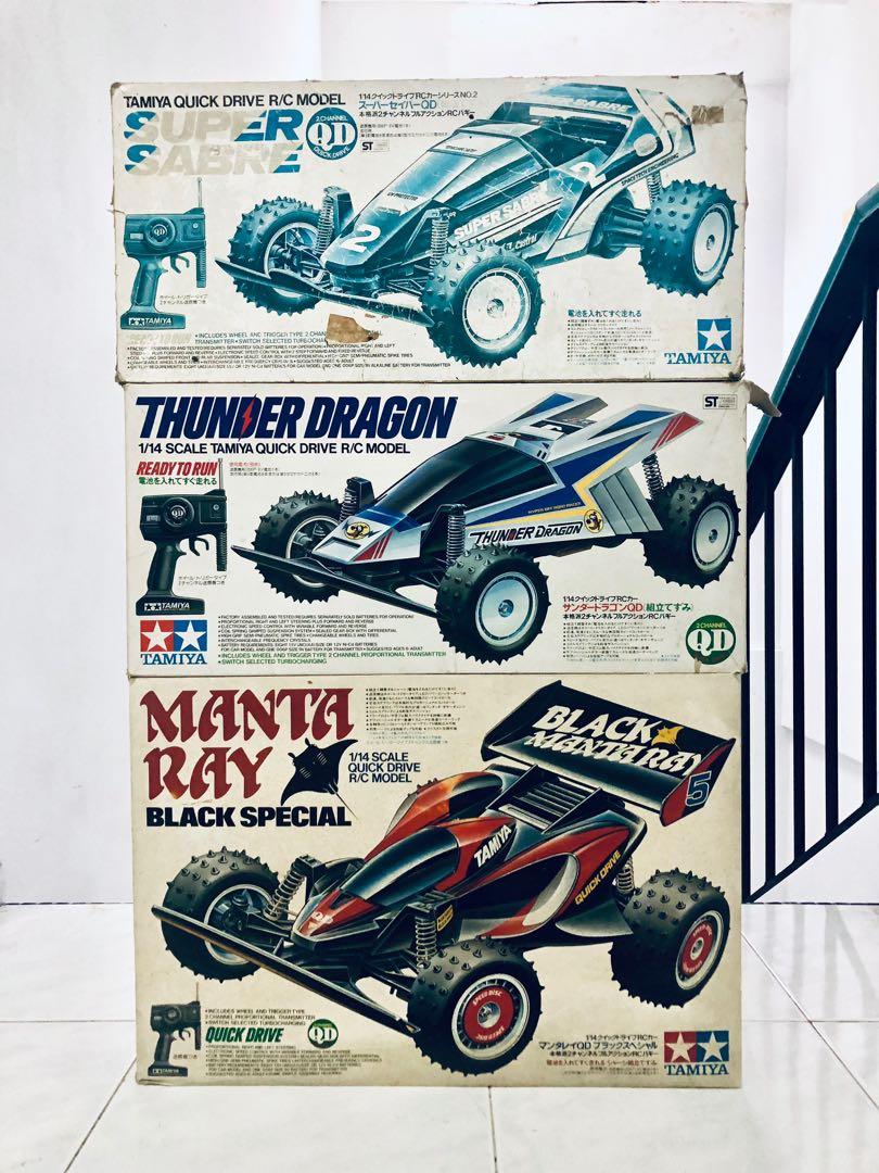 Tamiya QD Thunder Dragon, Manta Ray, Super Sabre, Hobbies  Toys, Toys   Games on Carousell