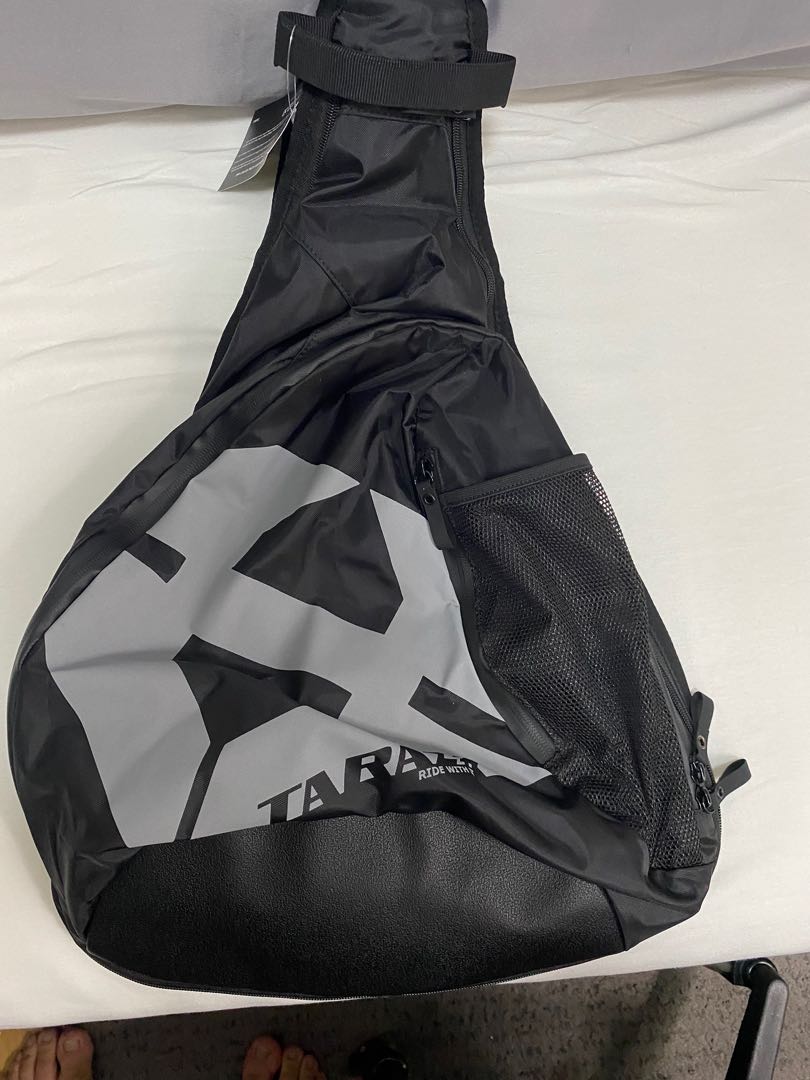 Taraz Shoulder Sling Helmet Bag, Motorcycles, Motorcycle Apparel on