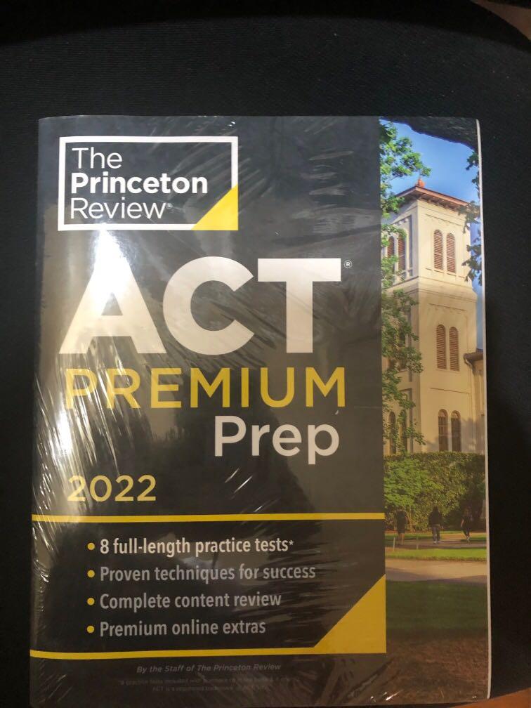 The princeton review act premium prep hobbies toys books