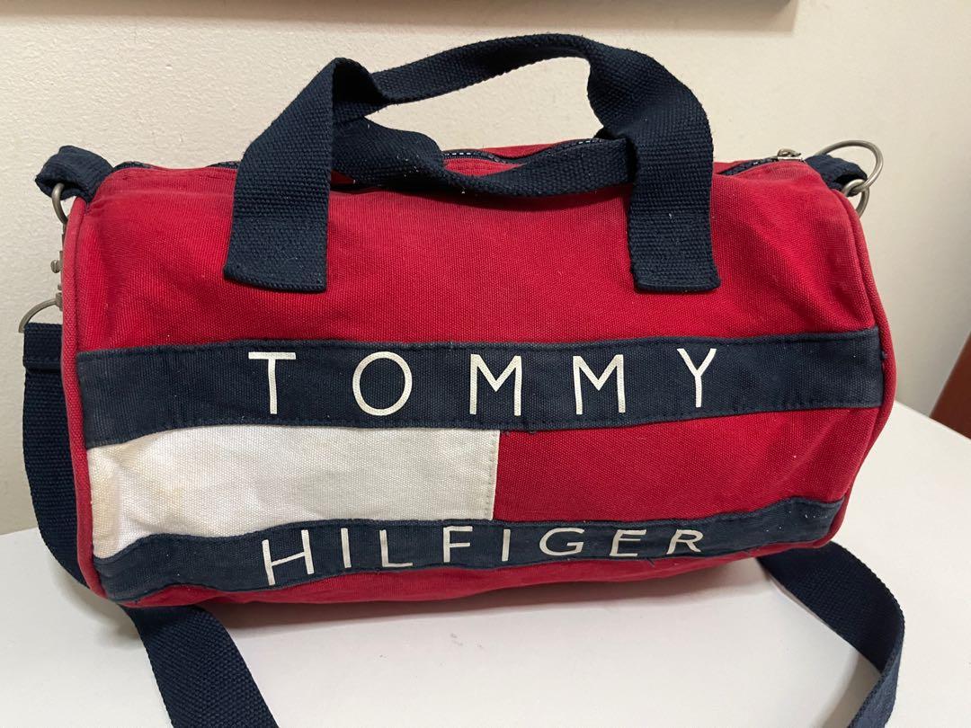 Tommy Hilfiger duffel bag, Men's Fashion, Bags, Sling Bags on Carousell