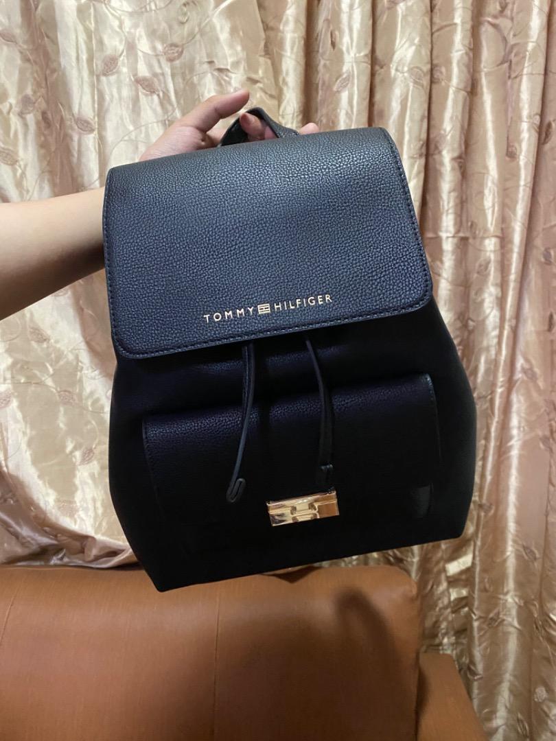 Tommy hilfiger leather backpack hotsell