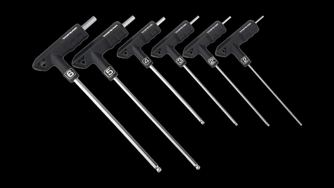Topeak THandle DuroHex Wrench Set bike tools 2/2,5/3/4/5/6 mm black