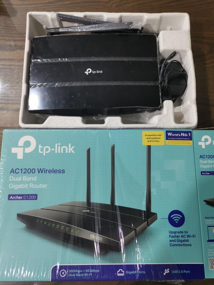 Tp link ac1200 wireless gigabit router, Computers & Tech, Parts ...