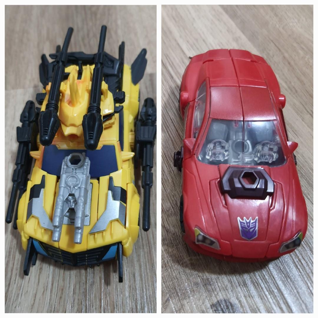 Transformers Prime Beast Hunters Bumblebee + AM Knockout Set, Hobbies