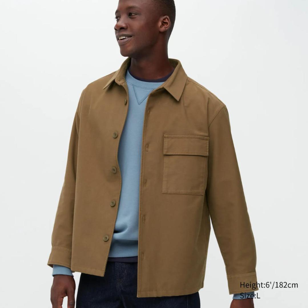 Uniqlo Over Shirt Jacket Sz L BNWT Men s Fashion Coats