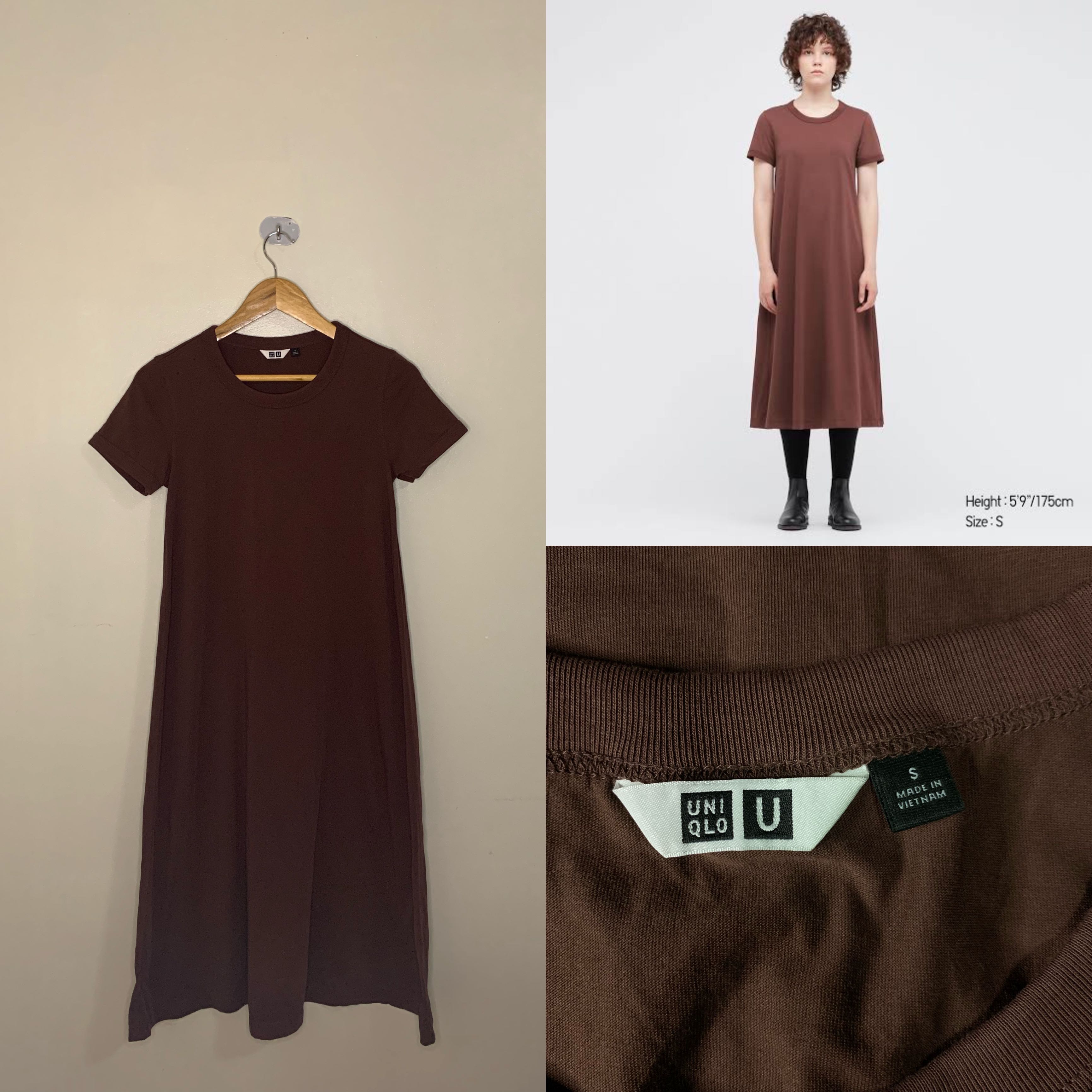 uniqlo t shirt dress with pockets