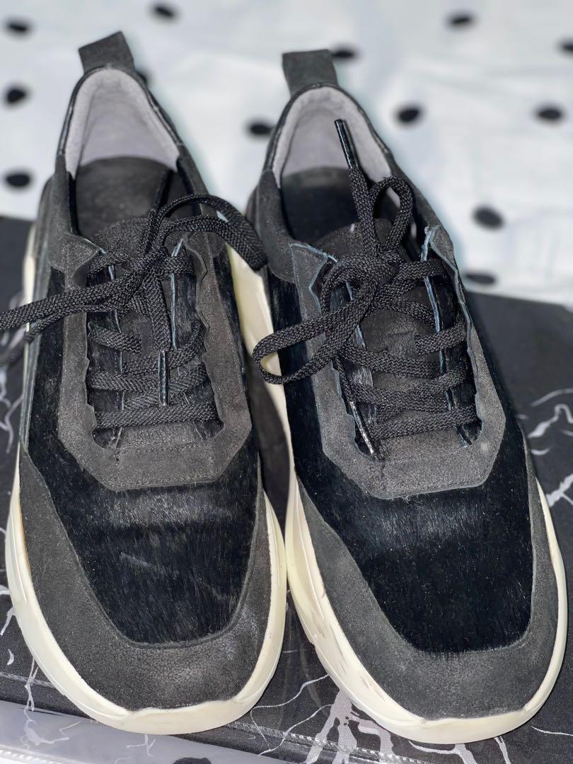 Fuzzy sneakers best sale