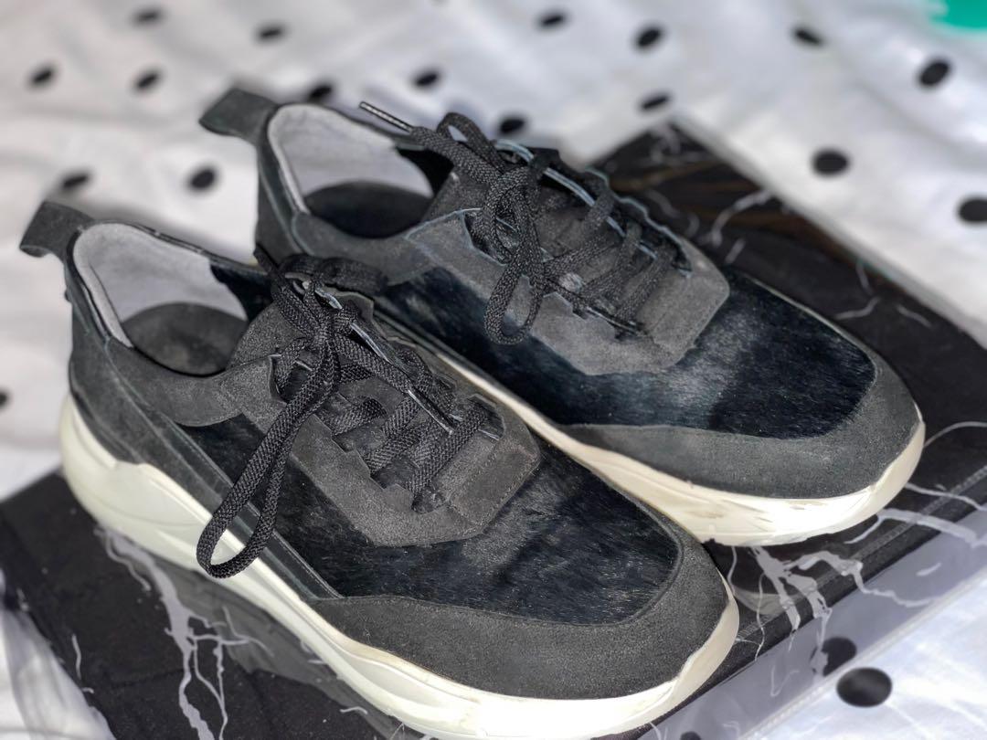 Vera Wang Fur Sneakers