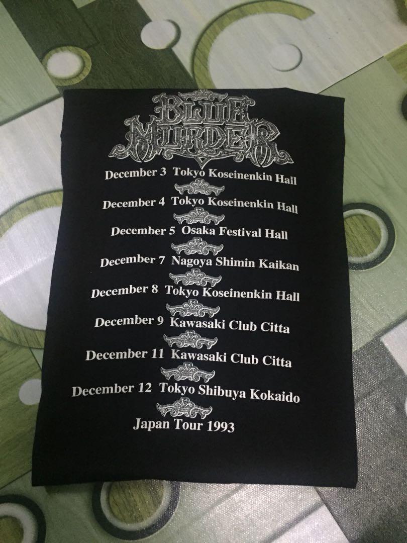 ツアーTシャツ Blue Murder JAPAN TOUR 1993
