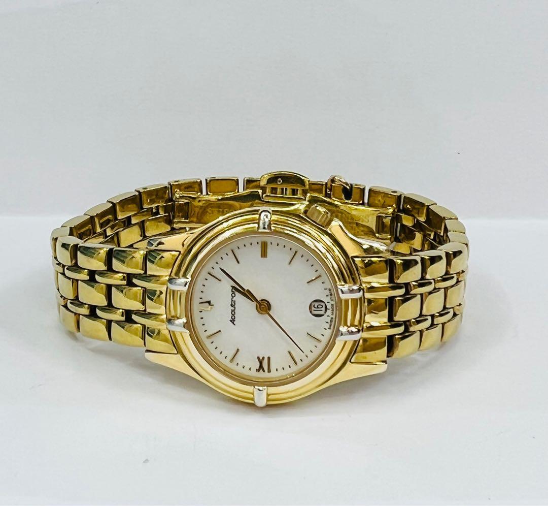 Gold plated hotsell bulova watch