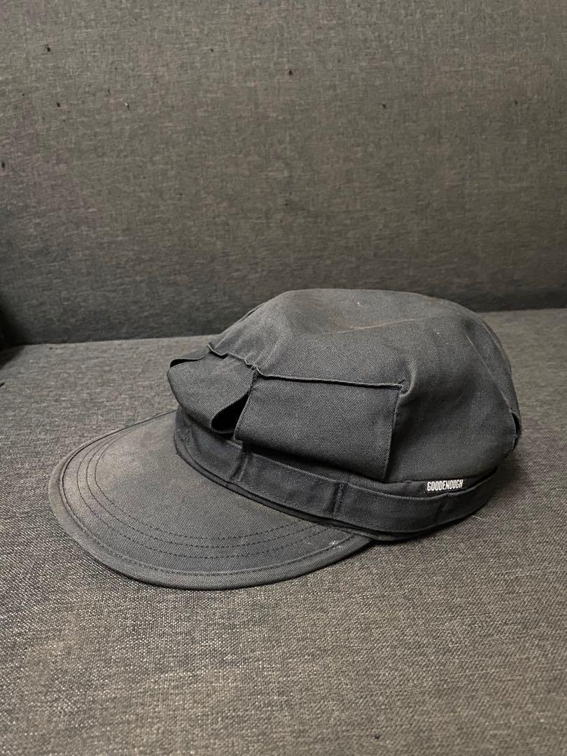 帽子 goodenough good enough ge head gear 00s GOOD ENOUGH Goodenough Felt GE Logo Wool 5 Panel Cap Grey