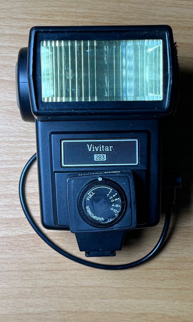Vivitar 283 flash 相機 閃光燈 日本製, 相機攝影, 相機在旋轉拍賣