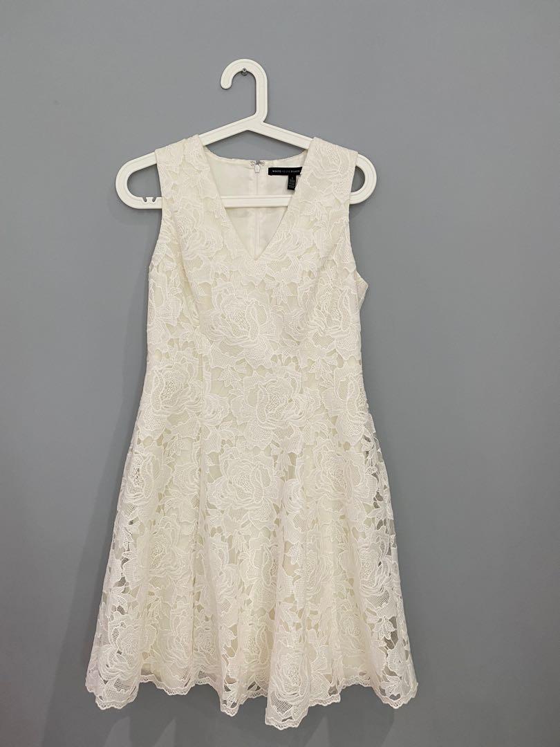 White house black market white hotsell lace dress