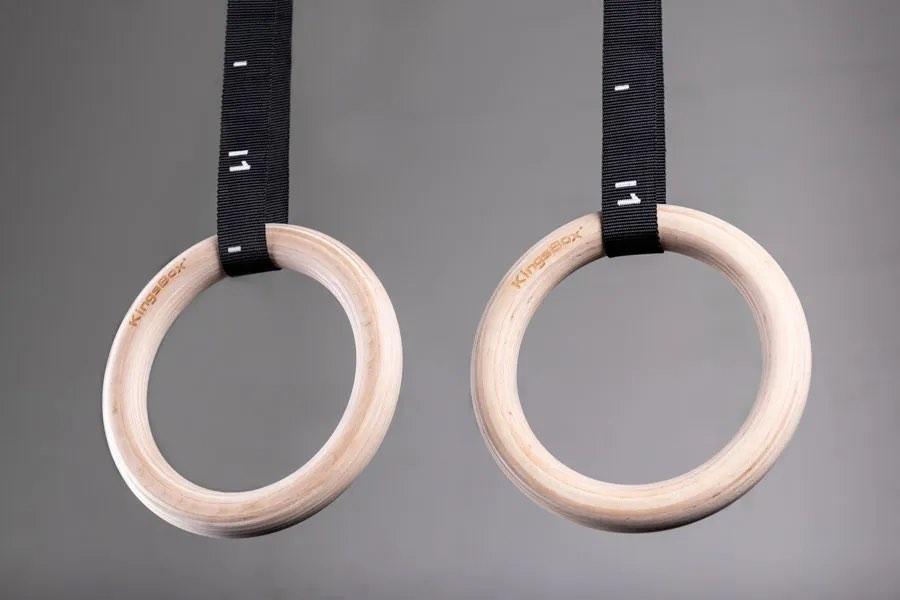 Wooden Calisthenics Rings, Sports Equipment, Other Sports Equipment and