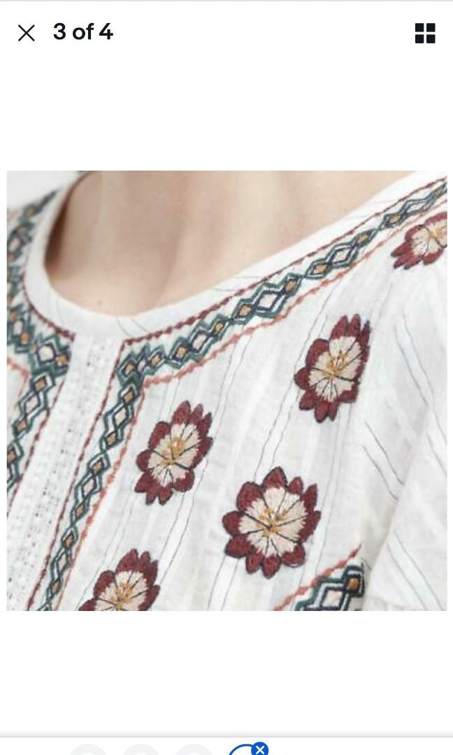 World Market Boho Tunic Dress Midsommar Kurti Kurta caftan kaftan