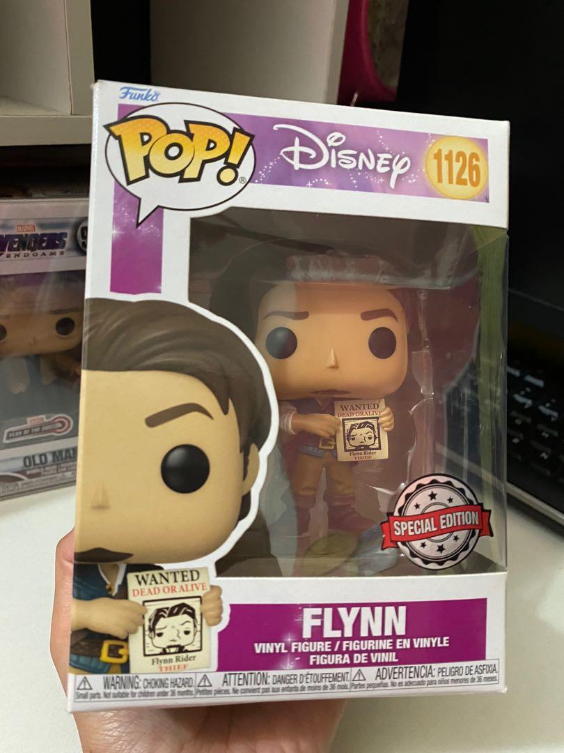 WTS Funko Pop Disney Tangled Flynn Holding Wanted Poster