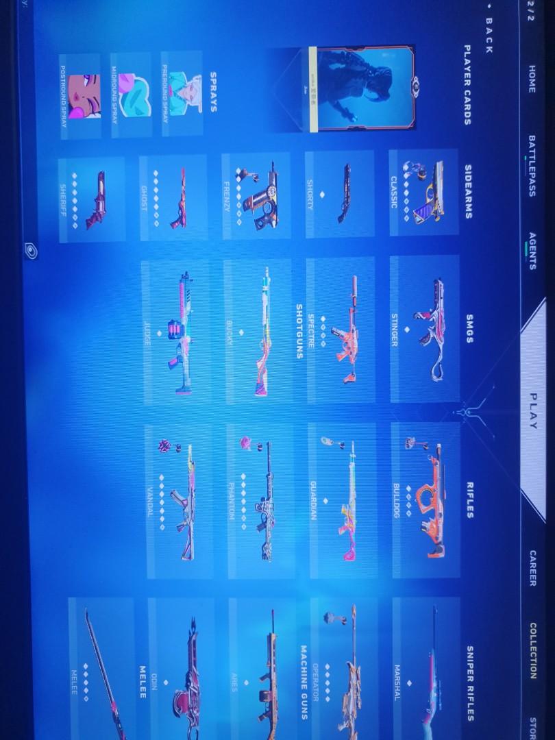 WTT valorant account Arcane bundle[VCT spark buddy] RGX blade, Video