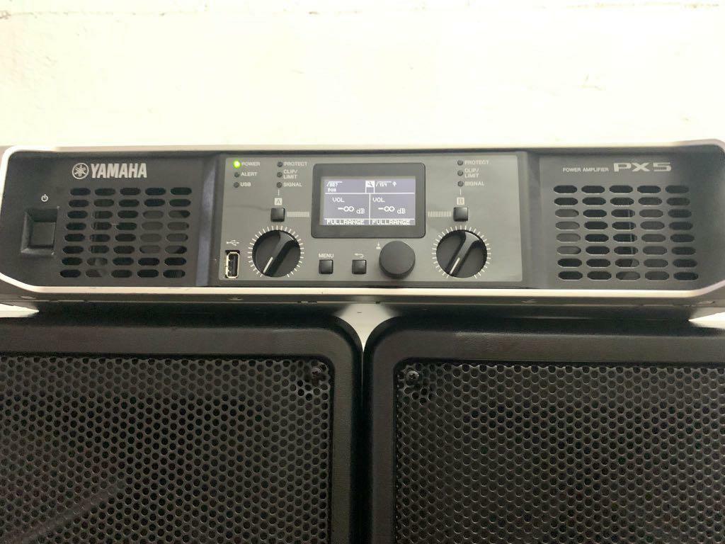 YAMAHA CBR10 2台　YAMAHA PX5 Yamaha PX5 Dual Channel 2x800W Lightweight Power Amplifier+Yamaha