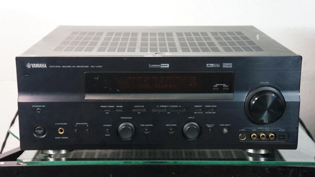 Yamaha RXV757 7.1ch Natural Sound Home Theatre AV Receiver, Audio