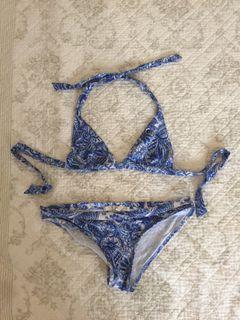 Zara Home Blue Print Bikini Set