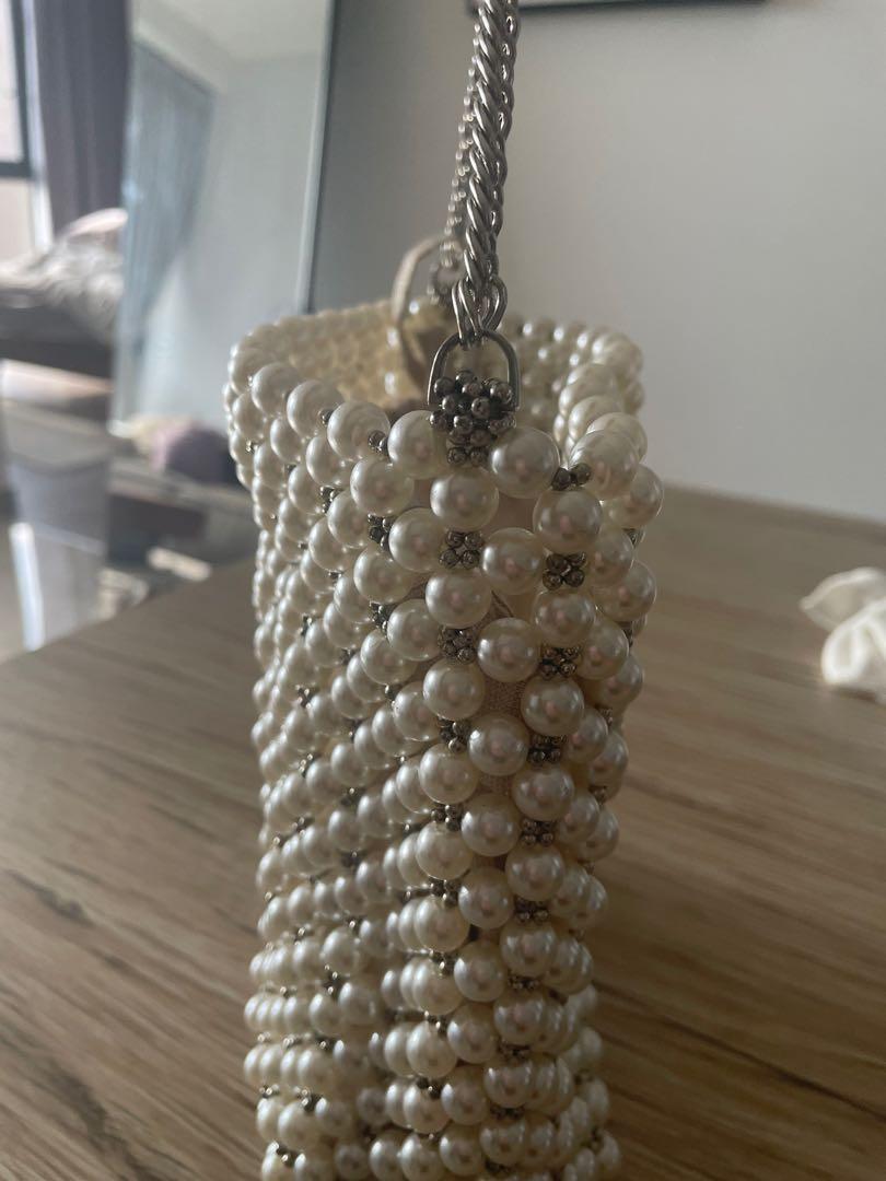 Zara pearl bag crossbody, Women's Fashion, Bags & Wallets, Crossbody