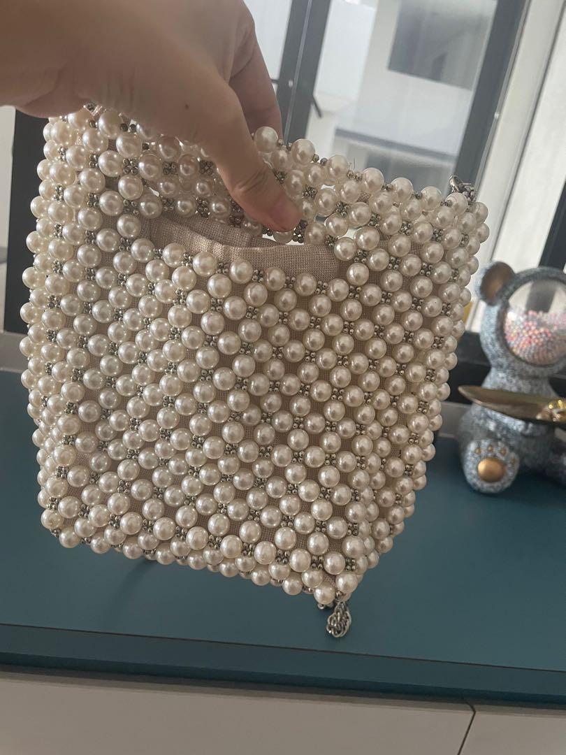 Zara pearl bag crossbody, Women's Fashion, Bags & Wallets, Crossbody
