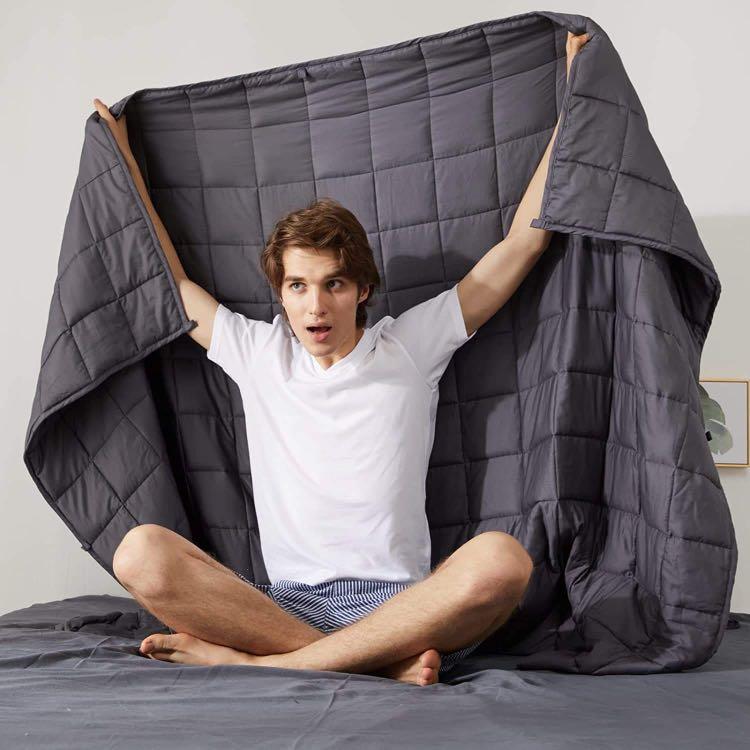 ZONLI Cooling Weighted Blanket For Adults Furniture Home Living Furniture Bed Frames Mattresses on Carousell