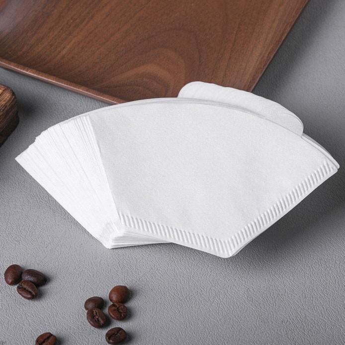 Paper Filter V60 Saringan Kopi Kertas Drip inpuser 1 2 Serve 100 Pcs