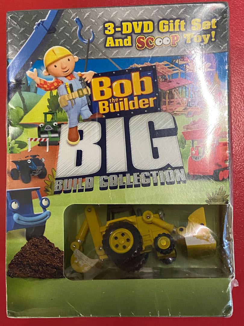 2008 Bob the builder big build collection 3-dvd gift set and scoop