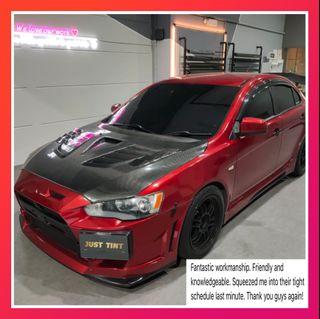 📢 2023 PROMO UP TO 3️⃣9️⃣% OFF FULL CAR WINDOW TINT SOLAR FILM NANO CERAMIC FILM WINDOW TINTING IR97% WINDOW TINTING - Lancer ex 📢