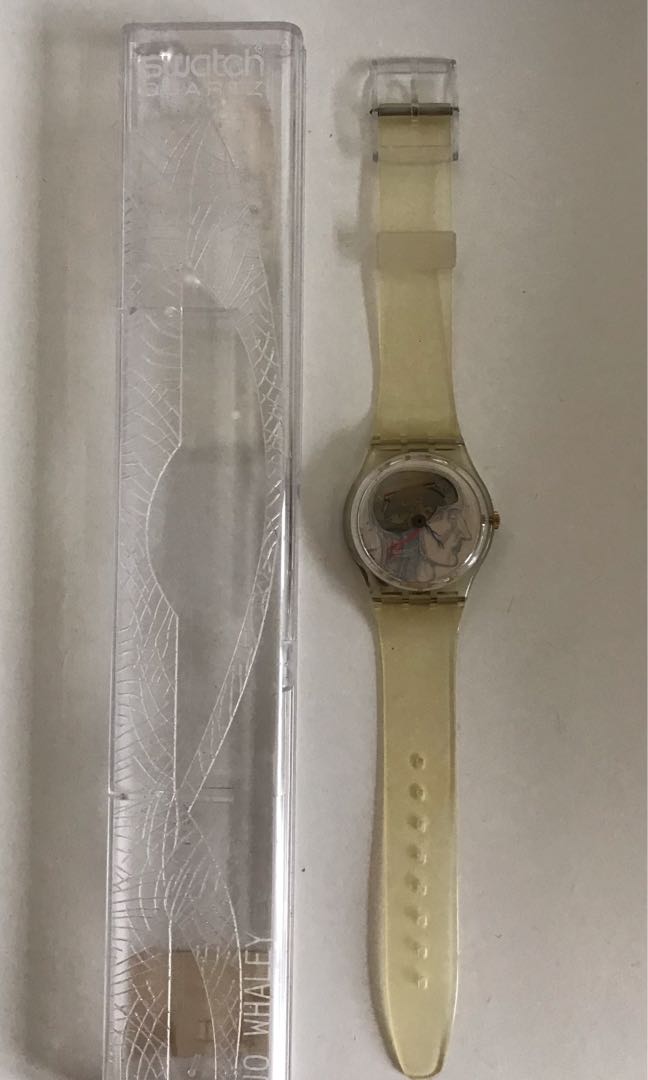 全新 原裝 絕版 瑞士 1997 年發行 Swatch Watch Ticking Brain GK247 Artist Jo Whaley