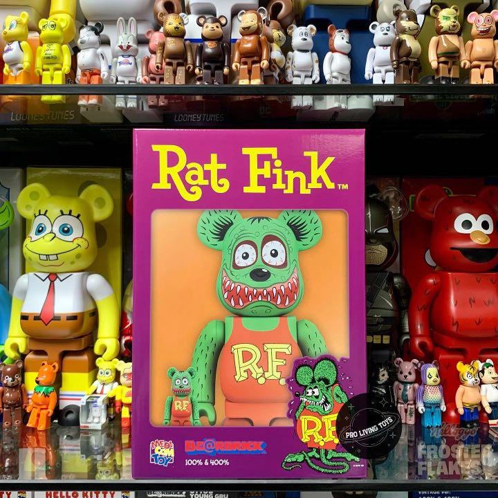 現貨發售IN STOCK]    BE@RBRICK - RAT FINK (TM) 400%+100% Bearbrick
