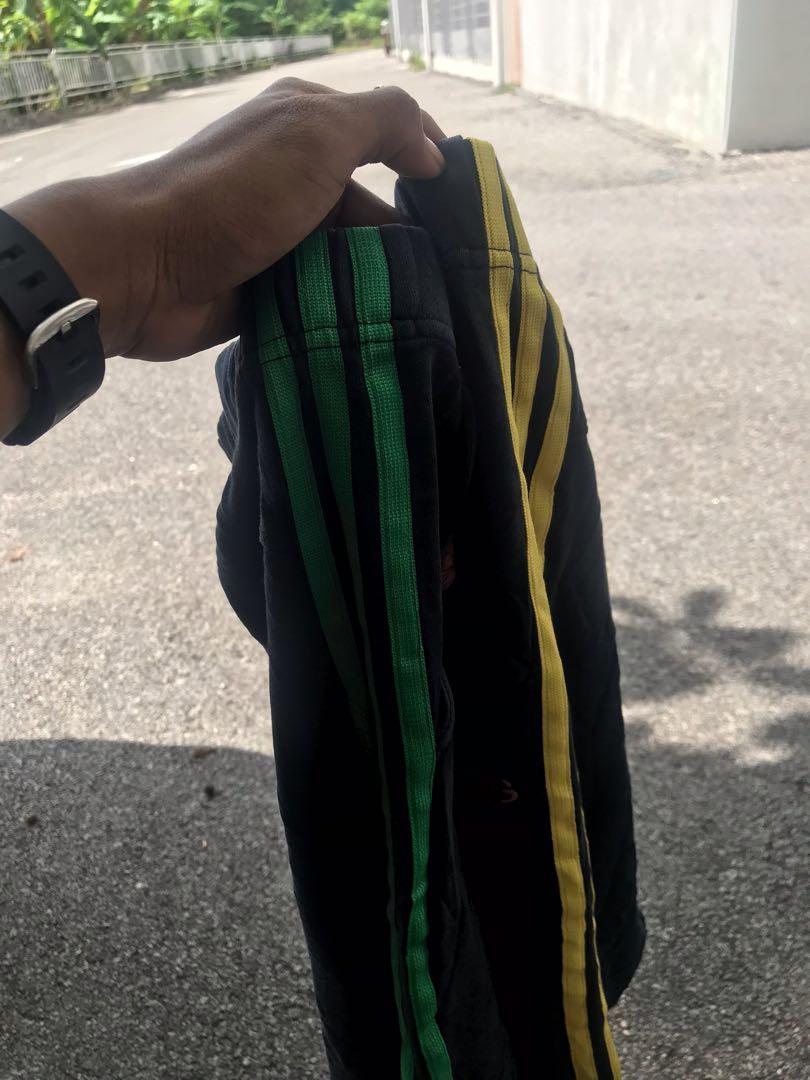 Adidas rasta, Men's Fashion, Bottoms, Joggers on Carousell