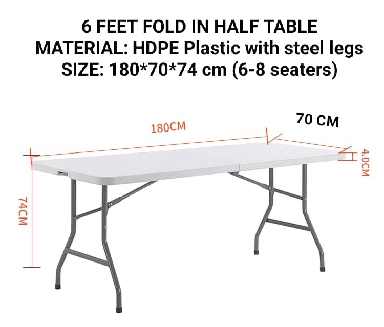 Agatahome Folding Table 6 Ft 6 1660725922 5abb4f00