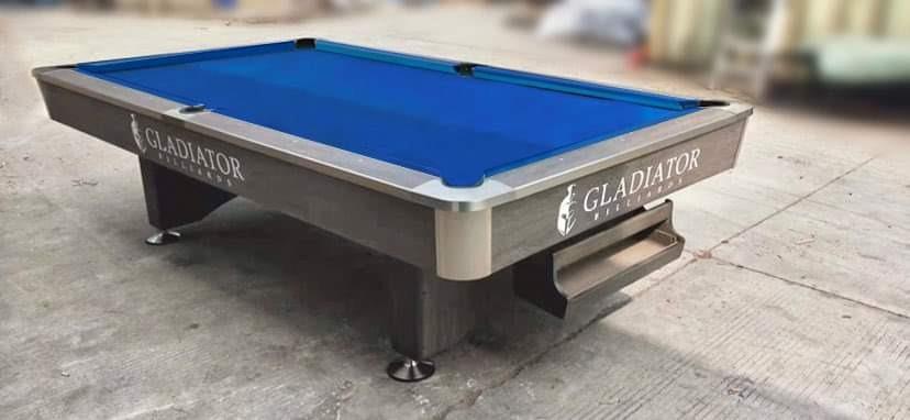 Aileex gladiator billiard tables black slates autoball (Category: Billiards and Bowling) located in Quezon City. Submitted by lindsdavid (Listing ID 1179206829, Image 3). Description: Aileex gladiator billiard tables Intl standard 50x100 tournament size exported worldwide since 1975 Aramith premium balls Branded non napped cloth felt in green blue gray red tan 4impt housecues 1 bridge w handle 1cuerack 12 master chalk 1brush 1kl talc 1triangle ra