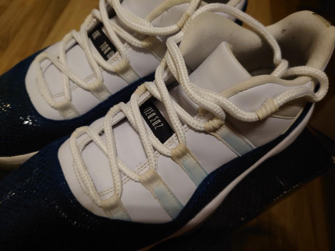 Snakeskin jordan 11 blue on sale