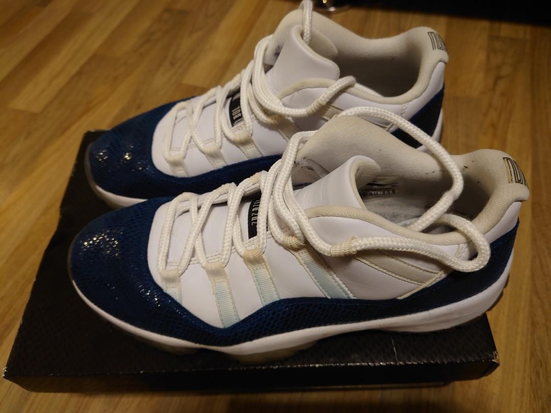 Air Jordan 11 Low retro LE Blue Snakeskin US 10 NBA