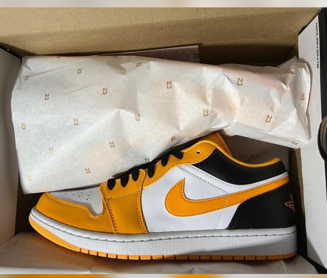 jordan 1 low taxi yellow