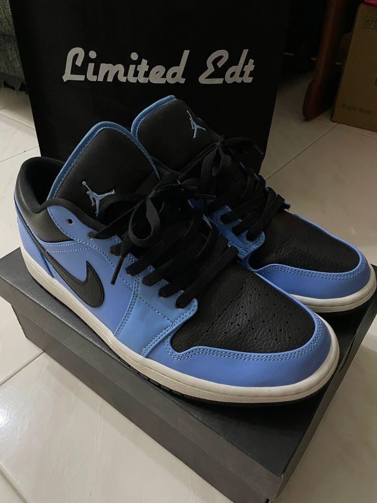 BOTA JORDAN RETRO AZUL X BLANCO Y NEGRO 56 OFF