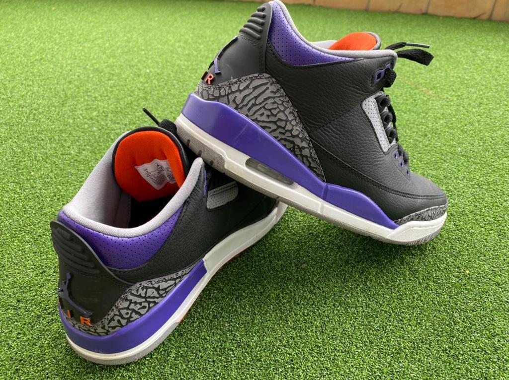 black purple 3s