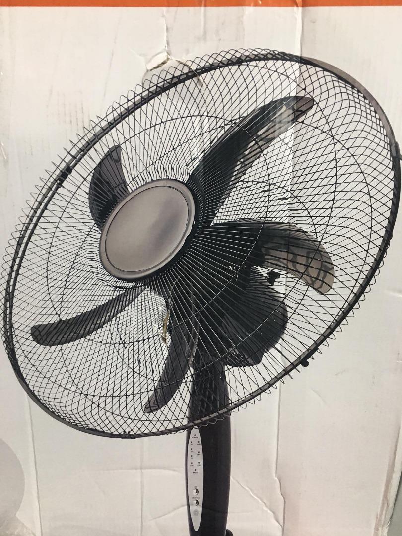 Anko 50cm Black Pedestal Fan, Furniture & Home Living, Lighting & Fans