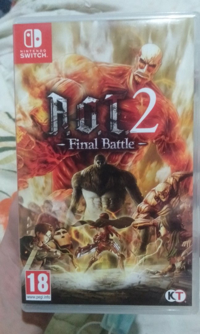 AOT 2 Final Battle For trade only, Video Gaming, Video Games, Nintendo