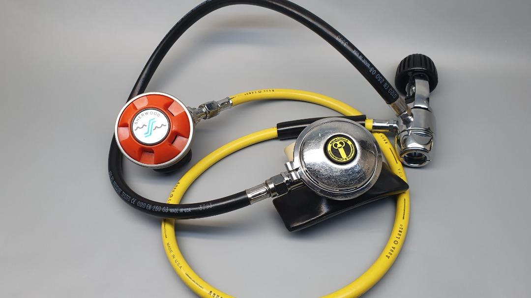Aqua Lung US Divers Conshelf Supreme vintage scuba diving regulator, Sports Equipment, Other