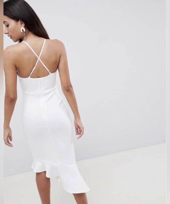 Scuba cami store pephem midi dress
