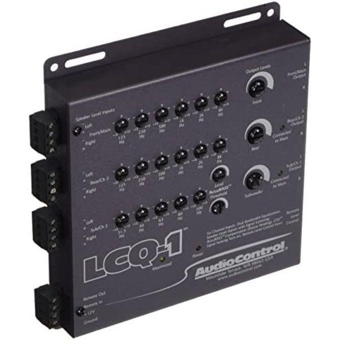 Audio Control LCQ1 Black Color 6Channel Car Audio Line AudioControl